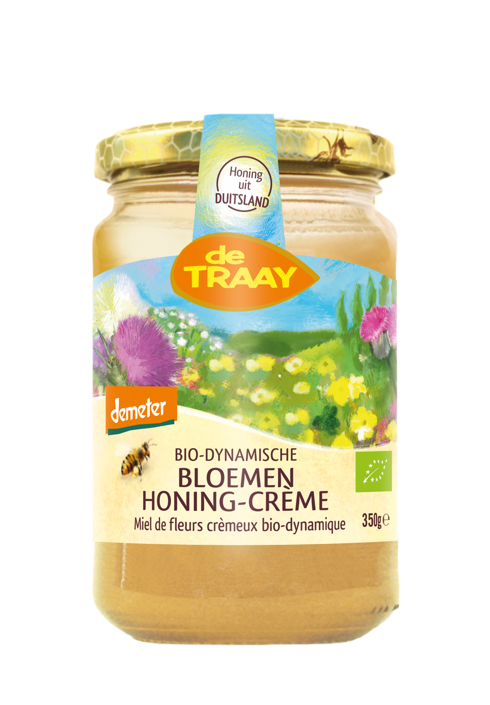 Demeter bloemenhoning crème (biologisch-dynamisch)