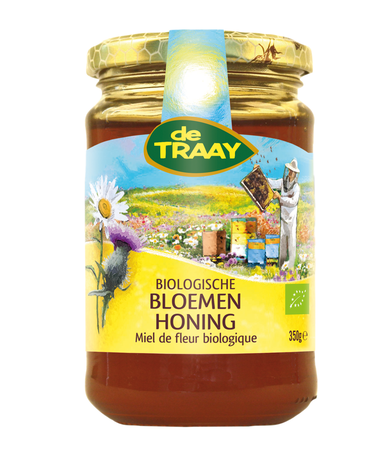 Bloemenhoning vloeibaar (bio)