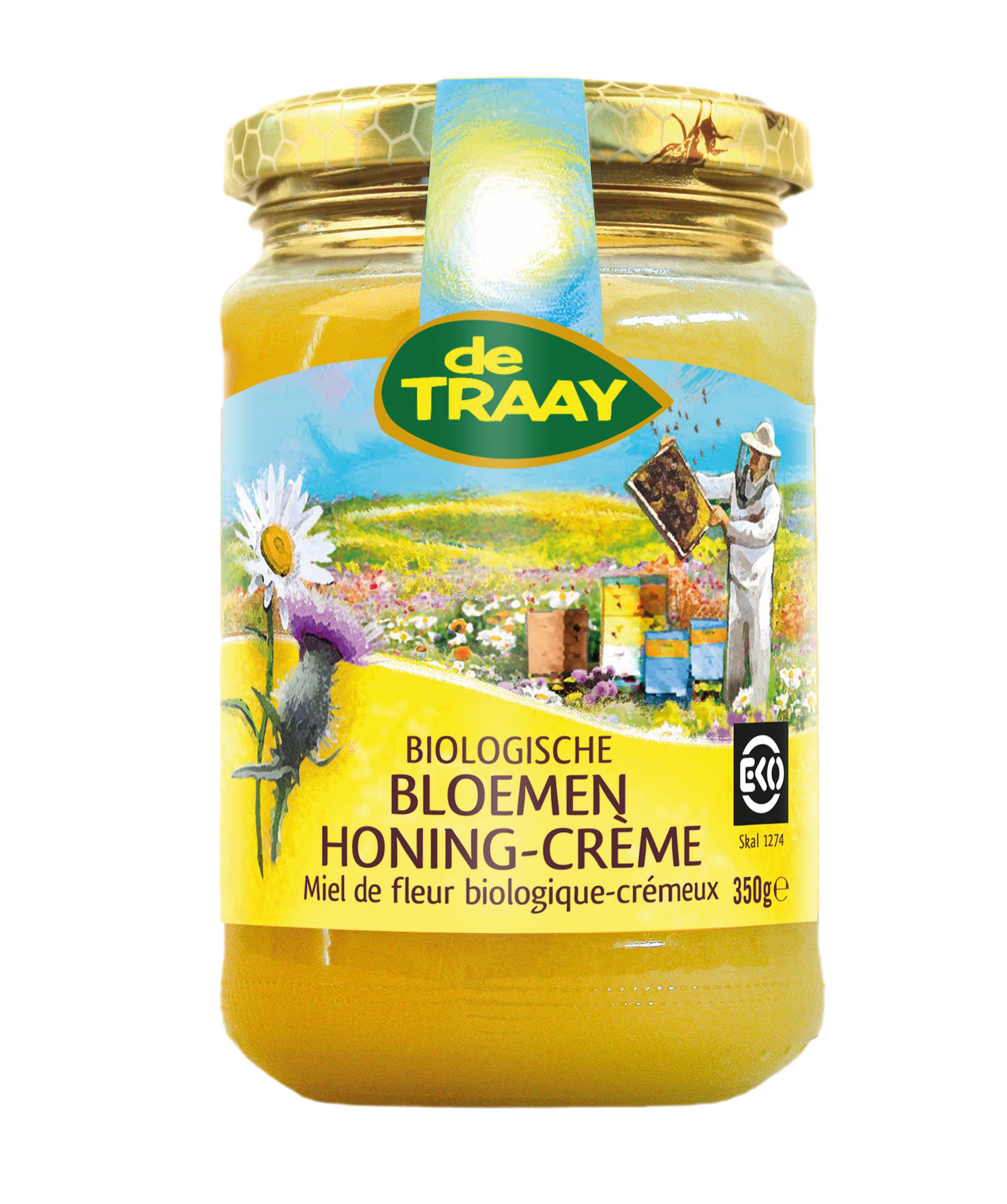 Bloemenhoning crème (bio)