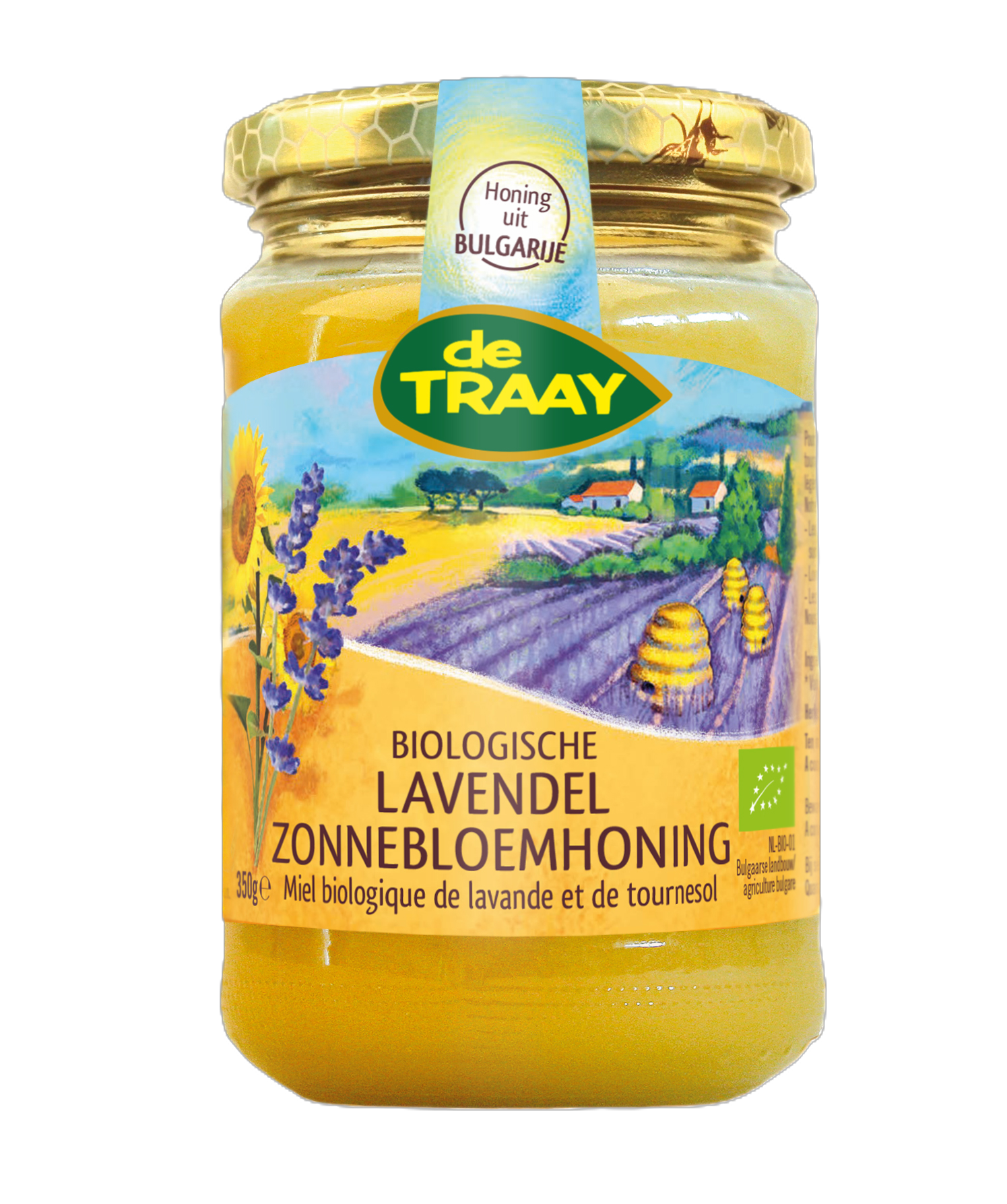 Lavendel-zonnebloemhoning (bio)