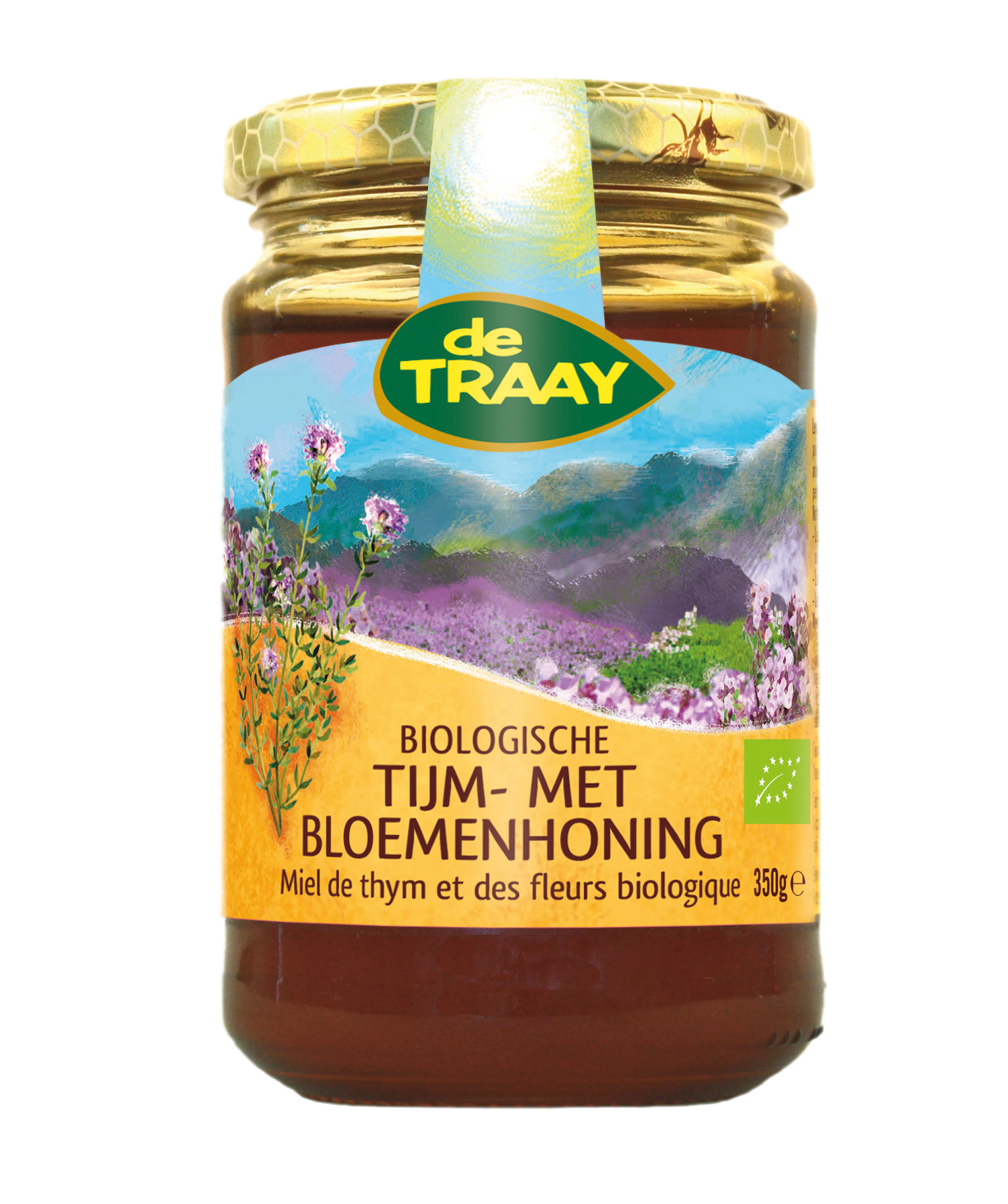 Tijm- met bloemenhoning (bio)