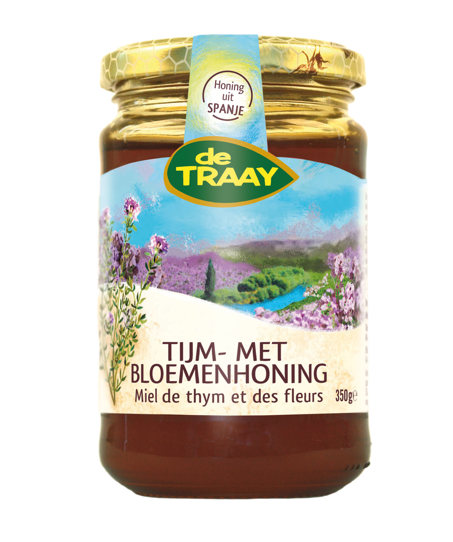 Tijm- met bloemenhoning