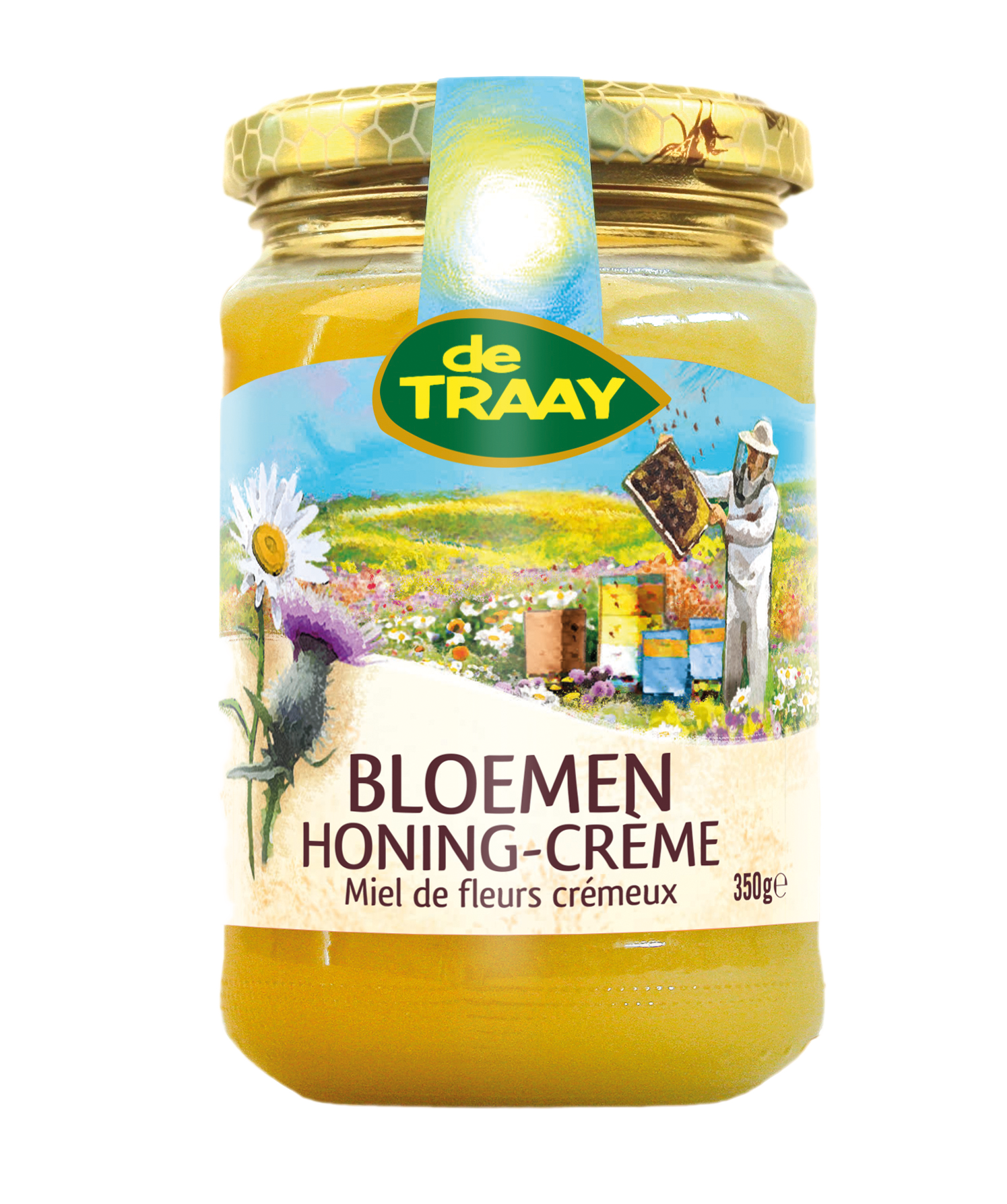 Bloemenhoning crème